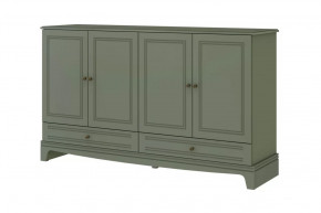 Комод 4 двери + 2 ящика Лорето Лак Зелёный самшит в Урае - uraj.mebel-tymen.ru | фото
