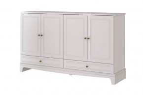 Комод 4 двери + 2 ящика Лорето Персидский жемчуг/Лак Льняной в Урае - uraj.mebel-tymen.ru | фото