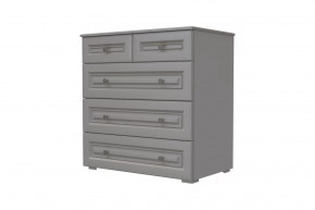 Комод 5 ящиков Олимп Серый шифер/Антрацит в Урае - uraj.mebel-tymen.ru | фото