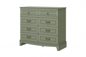 Комод 8 ящиков Лорето Лак Зелёный самшит в Урае - uraj.mebel-tymen.ru | фото