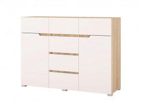 Комод Анталия 1200 Сонома-Белый софт в Урае - uraj.mebel-tymen.ru | фото