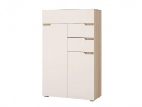 Комод Анталия Сонома-Белый софт в Урае - uraj.mebel-tymen.ru | фото