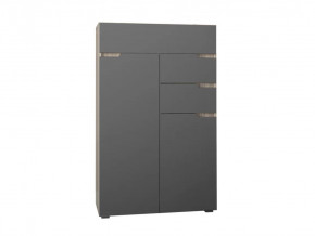 Комод Анталия Сонома-Графит софт в Урае - uraj.mebel-tymen.ru | фото