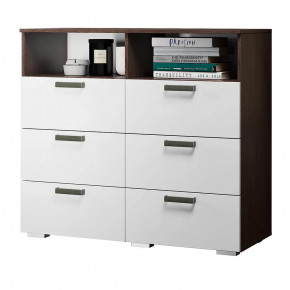 Комод Азаро венге/белый глянец в Урае - uraj.mebel-tymen.ru | фото