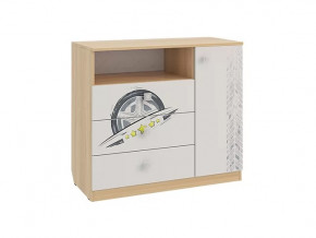 Комод Форсаж дуб сонома/белый в Урае - uraj.mebel-tymen.ru | фото