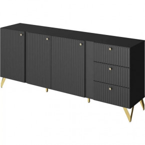 Комод КД-1 Reno Чёрный НК-мебель в Урае - uraj.mebel-tymen.ru | фото