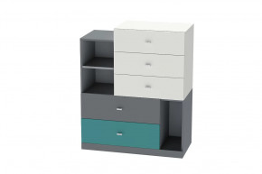 Комод Клео К-1, графит, миндаль, океан Диал в Урае - uraj.mebel-tymen.ru | фото