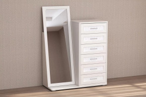 Комод Кэт-4, 6 ящиков с зеркалом Диал в Урае - uraj.mebel-tymen.ru | фото
