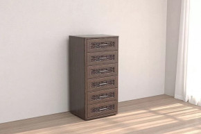 Комод Кэт-4 6 ящиков Венге Диал в Урае - uraj.mebel-tymen.ru | фото