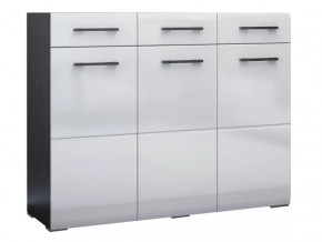 Комод Ненси Венге-Белый глянец в Урае - uraj.mebel-tymen.ru | фото