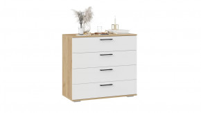 Комод «Нео» Дуб Крафт золотой, Белый в Урае - uraj.mebel-tymen.ru | фото