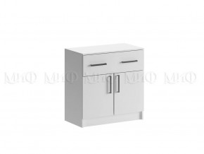 Комод с ящиком 2-мя дверьми Басямиф, белый в Урае - uraj.mebel-tymen.ru | фото