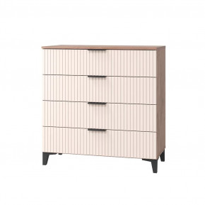 Комод Тоскана с 4 ящиками, дуб табачный/бисквит в Урае - uraj.mebel-tymen.ru | фото