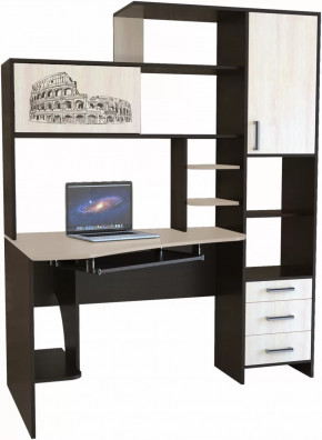 Компьютерный стол КЛ №6.0 Венге/Дуб молочный в Урае - uraj.mebel-tymen.ru | фото