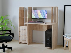 Компьютерный стол КЛ №6.3 Дуб баррик в Урае - uraj.mebel-tymen.ru | фото