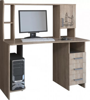 Компьютерный стол КЛ №6.4 Дуб баррик в Урае - uraj.mebel-tymen.ru | фото