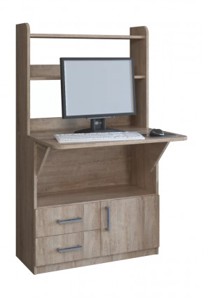 Компьютерный стол СП-1 Дуб баррик в Урае - uraj.mebel-tymen.ru | фото