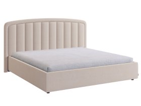 Кровать с подъемным механизмом Сиена 2 180х200 см крем (велюр) в Урае - uraj.mebel-tymen.ru | фото