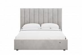 Кровать 1600 Ингрид 312 Велюр Ультра Смог в Урае - uraj.mebel-tymen.ru | фото