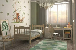 Кровать Алёнка Сосна в Урае - uraj.mebel-tymen.ru | фото