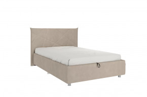 Кровать с основанием Бест 120х200 см капучино (велюр) в Урае - uraj.mebel-tymen.ru | фото