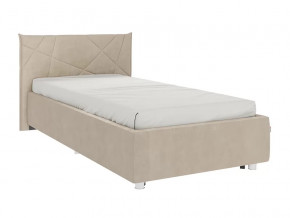 Кровать (каркас) Бест 90х200 см капучино (велюр) в Урае - uraj.mebel-tymen.ru | фото