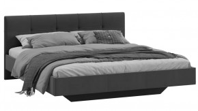 Кровать без ПМ «Элис» Тип 1 (без подъемного механизма) Исп.2 Велюр Графит в Урае - uraj.mebel-tymen.ru | фото