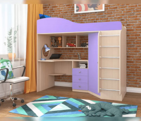 Кровать-чердак Кадет 1 с металлической лестницей Ярофф в Урае - uraj.mebel-tymen.ru | фото