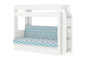 Кровать детская двухъярусная Карамель 75 Бодега светлая WILLY MINT в Урае - uraj.mebel-tymen.ru | фото