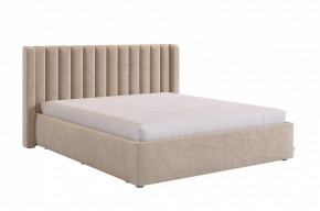 Кровать (каркас) Ева 160х200 см капучино (велюр) в Урае - uraj.mebel-tymen.ru | фото