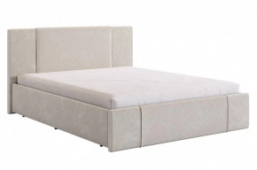 Кровать (каркас) Хлоя 160х200 см крем (велюр) в Урае - uraj.mebel-tymen.ru | фото