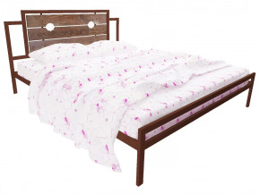 Кровать Инесса коричневая в Урае - uraj.mebel-tymen.ru | фото