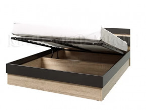Кровать Ким с ПМ 1400 Графит софт, сонома в Урае - uraj.mebel-tymen.ru | фото