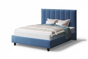 Кровать Лина, 1600*2000 мм, на опорах, синий в Урае - uraj.mebel-tymen.ru | фото
