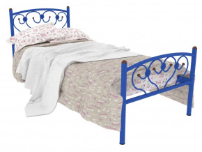 Кровать металлическая Ева Plus синяя в Урае - uraj.mebel-tymen.ru | фото