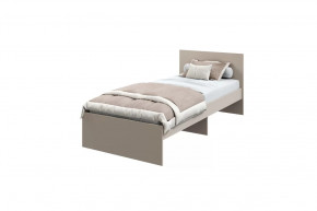 Кровать "МОНА" 2000* 900мм, (без матраса), ЛДСП кашемир (ламели) в Урае - uraj.mebel-tymen.ru | фото