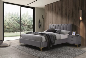 Кровать Рошаль 1200 Серый в Урае - uraj.mebel-tymen.ru | фото
