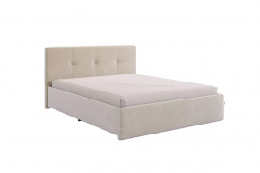 Кровать с основанием Веста 160х200 см крем (велюр) в Урае - uraj.mebel-tymen.ru | фото