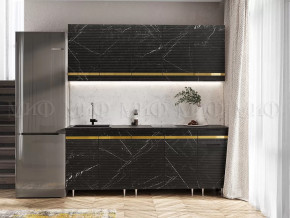 Кухня Милена 2,0м (Мрамор Блэк софт (Антарес)) в Урае - uraj.mebel-tymen.ru | фото