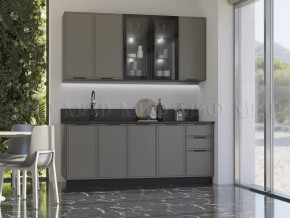 Кухня Николь 2,0/900м (Холст вулканический) в Урае - uraj.mebel-tymen.ru | фото