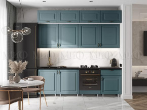 Кухня Престиж 2,4м (Браш Блю) в Урае - uraj.mebel-tymen.ru | фото
