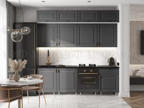 Кухня Престиж 2,4м (Графит софт) в Урае - uraj.mebel-tymen.ru | фото