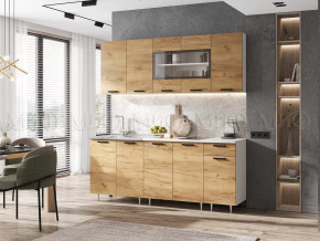 Кухня Рио NEW 1,8м Дуб Крафт ЛДСП в Урае - uraj.mebel-tymen.ru | фото