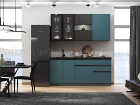 Кухня Техно-6 2,0м (Графит/Атлантик софт/Графит софт) в Урае - uraj.mebel-tymen.ru | фото