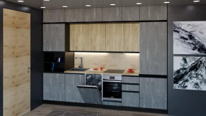 Кухонный гарнитур Адажио люкс 3000 мм в Урае - uraj.mebel-tymen.ru | фото