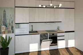 Кухонный гарнитур Амели люкс 3000 мм в Урае - uraj.mebel-tymen.ru | фото