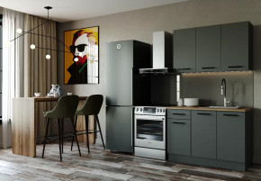 Кухонный гарнитур Антрацит-1200 столешница 26 мм в Урае - uraj.mebel-tymen.ru | фото