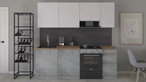 Кухонный гарнитур «Бронкс» длиной 220 см в Урае - uraj.mebel-tymen.ru | фото