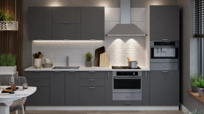 Кухонный гарнитур «Габриэлла» №10 Белый/Титан в Урае - uraj.mebel-tymen.ru | фото