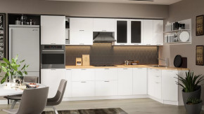 Кухонный гарнитур «Габриэлла» №2 Белый/Сноу в Урае - uraj.mebel-tymen.ru | фото